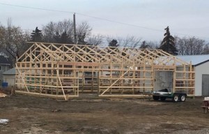 wood shop rebuild project